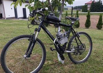 Rower z silnikiem 80cc motorower