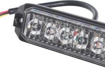 Lampa ostrzegawcza 6 LED białe LA20077W