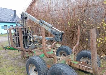 Przyczepa leśna Farma 6 tonowa