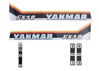 Naklejki Yanmar FX18