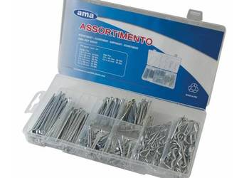 Zestaw zawleczek sprężystych i rozporowych - 220 szt 88045 88045