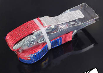 PAS TRANSPORTOWY  5,0T, 10M B=50MM, ERGO, CZERWONY, METKI 2026,FOLIOWA