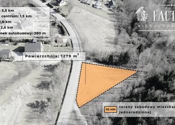 Widokowa działka budowlana 12,79 ara – Bieśnik, gm. Łużna 1183S/2026