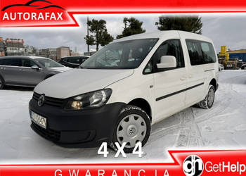 Volkswagen Caddy MAXI, 4Motion, Klimatyzacja, 2 kpl. kół, 7 osobowy, PDC I…
