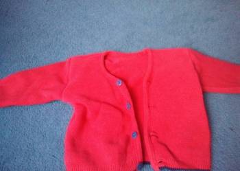 sweter dziewczęcy rozpinany r. 68 74