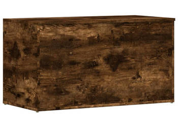 Skrzynia przydymiony dąb 84x42x46 cm materiał drewnopochodny WM-815192