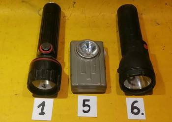 latarka PRL na baterie