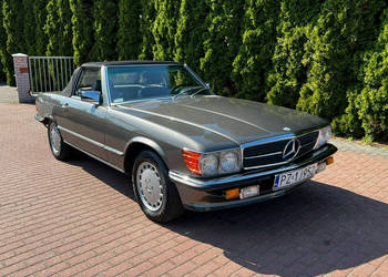 Mercedes SL 560 Zarejestrowany Bardzo ładny stan Nowy dach R107 (1972-1989)