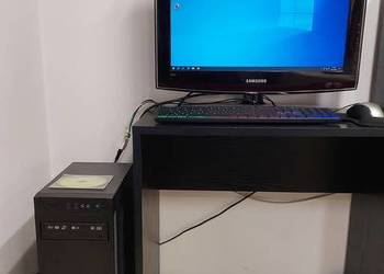 Komputer Intel i5-760, 12GB RAM, SSD 256GB, HDD 640GB + monitor 22'