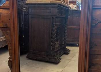 Piękne włoskie lustro orzech -sklep Dąbrowa Górnicza