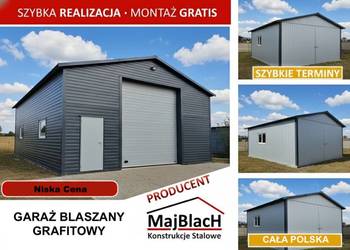 Garaż Blaszany Dwuspadowy/Wiata Stalowa/Konstrukcja Stalowa –Maj-BlacH