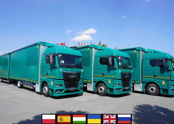 Zestaw MAN TGX 18.470 / Firanka+Przyczepa19+19 EPAL /2022/ Retarder/_234084