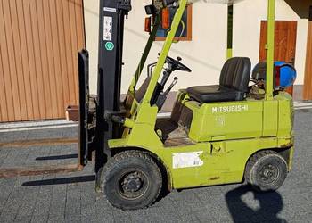 Wózek widłowy Mitsubishi przesuw boczny