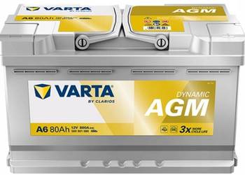 Akumulator VARTA Silver Dynamic A6 80Ah 800A START&STOP AGM (wcześniej F21)