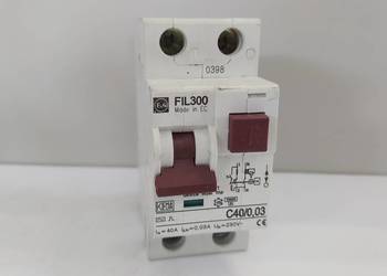 Wyłącznik różnicowonadprądowy FIL300 C40/0,03 1P+N