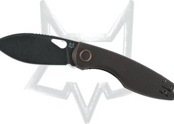 Nóż składany FOX Chilin Bronze Titanium, Black Stonewashed PVD M398 by Jes…