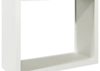 Stojak na drewno opałowe biały 100x40x80 cm stalowy WM-850976