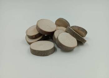 PLASTRY BUKOWE 1-10 CM 50 SZT KRĄŻKI BUKOWE PLASTRY DREWNIANE BUK P9