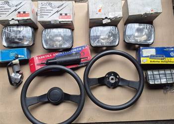 Fiat 126p nowe części kierownice FL /lampy Zelmot /stacyjka/ halogen