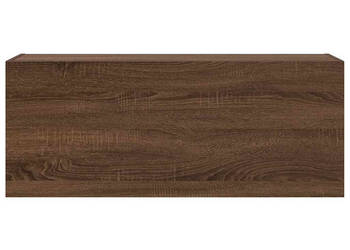 Wisząca szafka łazienkowa brązowy dąb 100x25x40 cm WM-860109