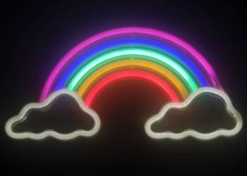 Lampa dekoracyjna tęcza