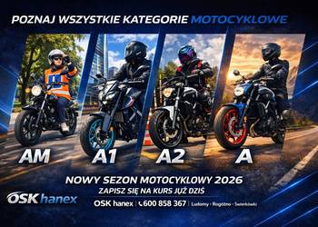 KURS PRAWA JAZDY KAT A CHODZIEŻ | KURS W 10 DNI | NAUKA JAZDY CHODZIEŻ |