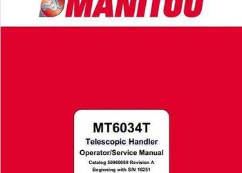 Manitou MTA6642 MTA8044 10044 10055 12042 MT6034T instukcja naprawy,obslugi