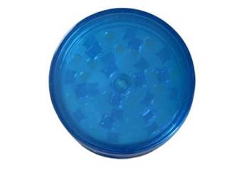 Plastikowy Lekki Grinder do Mielenia Tytoniu Suszu CBD Młynek Niebieski