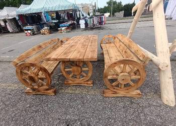 Komplet na kołach opalany