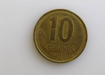 Moneta 10 Centavos 1993 ( Argentyna )