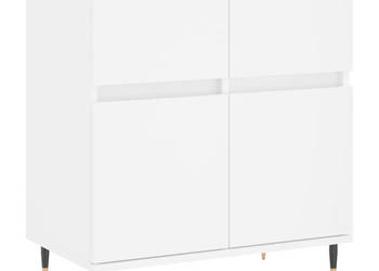 Komoda biała 60x35x70 cm materiał drewnopochodny WM-831108
