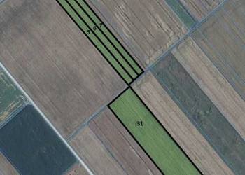 Pole orne 1,84 ha, Kębłów Stary, okręg 16, koło Piask