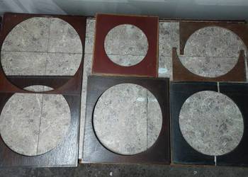 Wypełnienie tarczy skrzyni starego zegara ramka 6szt