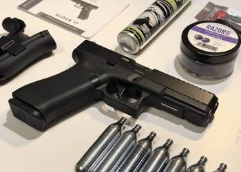 NOWY! Pistolet Glock 17 Gen 5 RAM T4E CO2 z akcesoriami