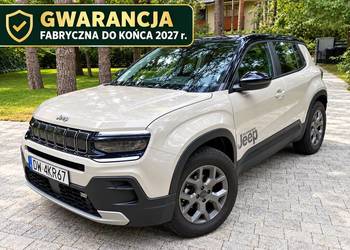 Jeep Avenger 2023 gwarancja fabryczna