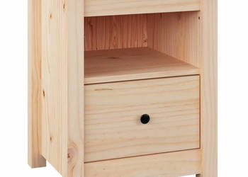 Szafka nocna 40x35x49 cm lite drewno sosnowe WM-813709