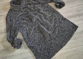 Sweter damski golf szary rozm 40/L