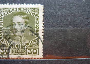Znaczek 30 Heller