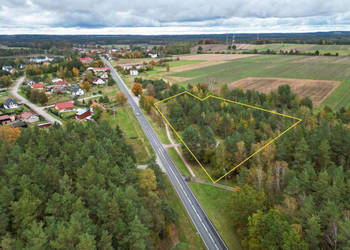 Działka inwestycyjna przy drodze DK-21.