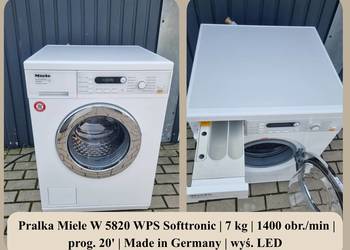 Pralka Miele W 5820 WPS Softtronic | 7 kg | 1400 obr./min | prog. 20'