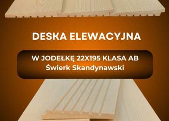 Deska elewacyjna szalòwka podbitka taras podłoga UYL 22x195 JODEŁKA