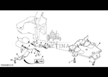 RE576625 John Deere 8345R - Akumulator hydrauliczny