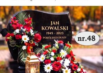 DUŻY Komplet Stroików na Pomnik - Cmentarz DOSTĘPNY OD RĘKI