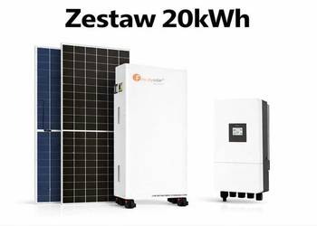 Zestaw budżetowy 20kWh LV (panele, inwerter 3 fazy, magazyn 14,3 kWh)