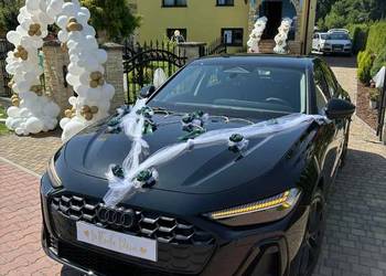 Auto do ślubu wesela Nowe Audi A5 wynajem na imprezy