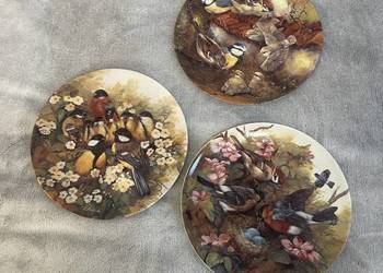 Zestaw 3 talerzy z edycji limitowanej Bradex z 1994