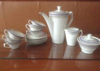 Serwis porcelanowy kawowy "ELŻBIETA" 17cz. sygnowany CHODZIEŻ lata 1960