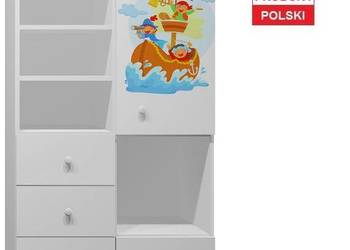 PIRACI 6 - N5 regał dziecięcy 80x40 w.190