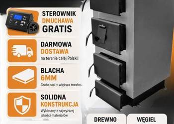 Kocioł Piec 20kW na drewno węgiel chrust 5klasa Kotły Piece