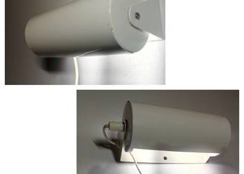Kinkiet-lampa metalowa z ruchomą głowicą, Ikea, lata 80